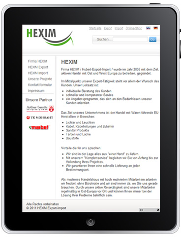 HEXIM Export-Import